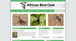 Desktop Screenshot of africanbirdclub.org